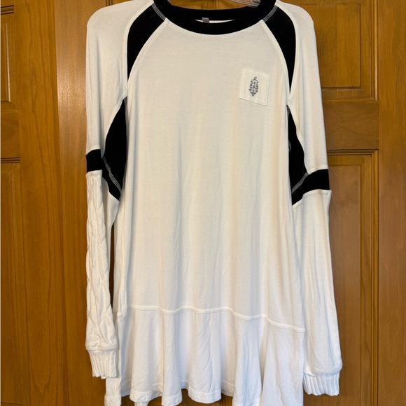 free people movement Tops - FP Movement At Bat Layer by Free People Black and White Top